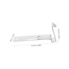 TEHAUX 2pcs Punch Wall Hooks for Vinyl Siding Photo Holder