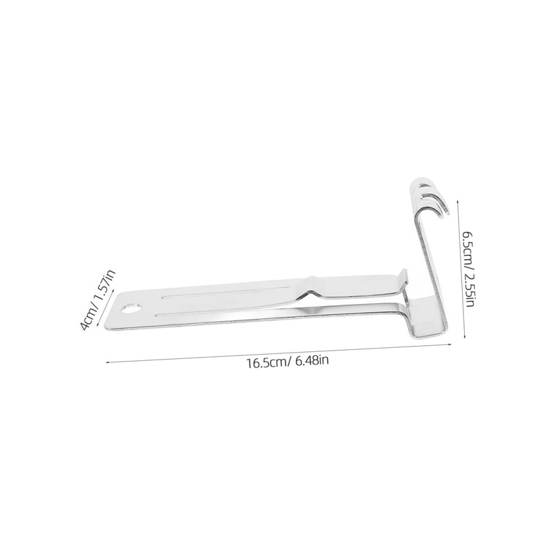 TEHAUX 2pcs Punch Wall Hooks for Vinyl Siding Photo Holder