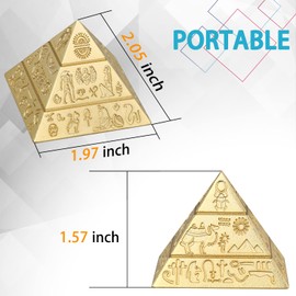 Pyramid Fidget Spinner Desk Toy for Children Adults Stress Relief Metal Fidget Cube Desk Decoration for Office, Birthday Gift Party Favour Classroom Prices