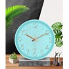 ARASO 8" Wall Clock, Silent Non Ticking Quality Quartz Battery