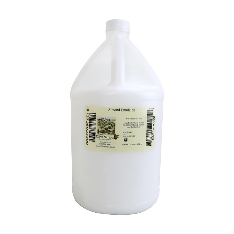 OliveNation Almond Flavor Baking Emulsion, Water Soluble, Kosher, Gluten Free,