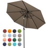 Tempera 9ft Patio Market Outdoor Table Umbrella with Push Button