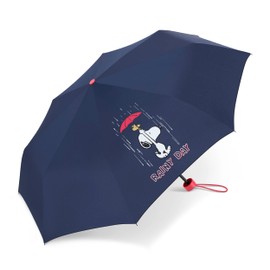 happy rain Kinder-Mini Taschenschirm PEANUTS - blue