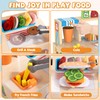 WOODMAM Foldable Wooden Kids Play Food Toys Sandwich Counter with