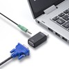 Sanwa Supply AD-HD25VGA HDMI to VGA Adapter (with Audio Output)
