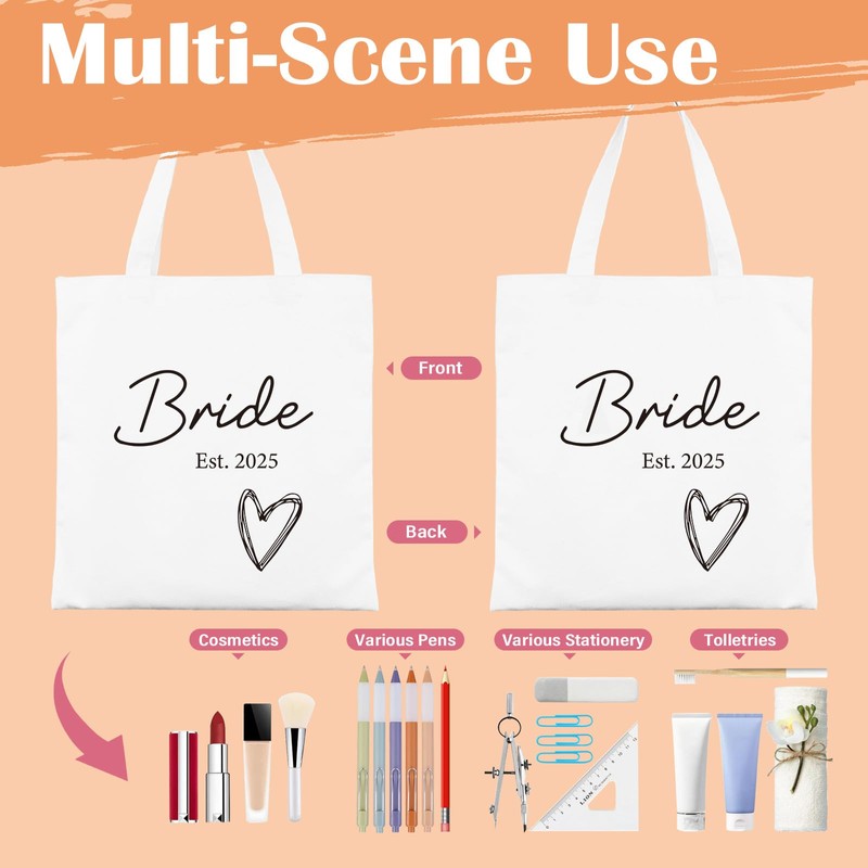 Bride Gift Bag, Bride To Be, Favours Tote Bag For