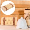 FUNOMOCYA Sauna Pillow Spa Head Pillows Sauna Room Accessories Cervical