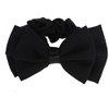 JUSTFOX - Bow hair bands in black