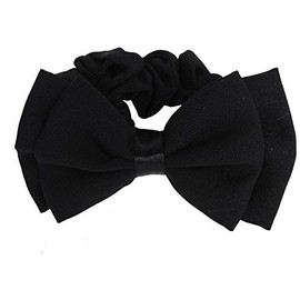 JUSTFOX - Bow hair bands in black