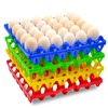 Aqwxc 8-Pack Plastic Egg Tray Egg Crate, 30-Egg Flats for