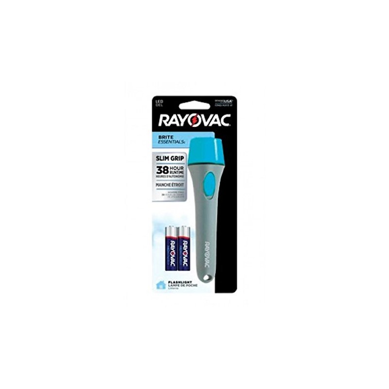 Rayovac 3765773 Brite Essentials 18 Lumens LED AA Flashlight