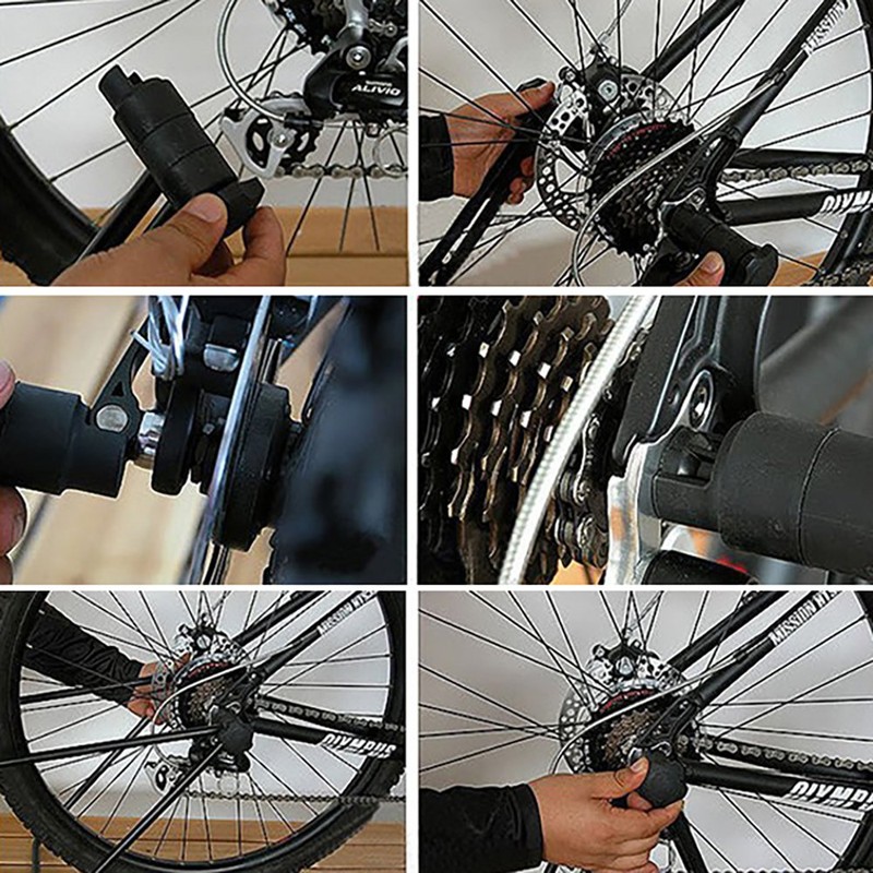 Alfatech Bicycle Stand Rear Hub Fixed Angle Adjustable Road Bike