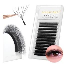 Blister Masscaku Extensiones De Pestañas 7d W Shape Volumen