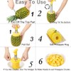 Pineapple Peeler and Corer Slicer Cutter Stainless Steel Easy Kitchen
