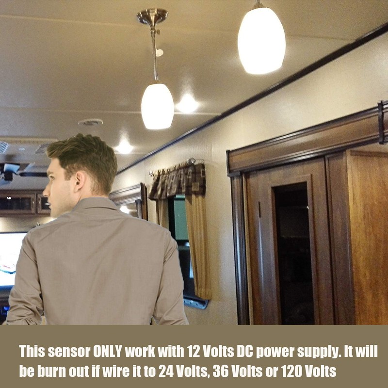 Facon 12V DC PIR Motion Sensor Switch, Use with Strip