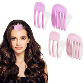 COYUN 4 Pieces Volume Hair Clips for Fluffy Bangs, Artifact Accessories with High Skull for Girls, Natural Seamless Hair Clips, Hair Clips for Styling, Hair Root Clips for Volume