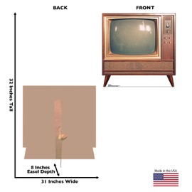 Cardboard People Vintage TV Life Size Cardboard Cutout Standup
