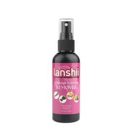 Lanshii 100ml UV Hair Glue Remover Strong Hot Melt Adhesive Dissolver for Keratin Extension Super Fast Remover for UV Curing Glue UV Lamp Hair Extensions Eyelashes Extensions