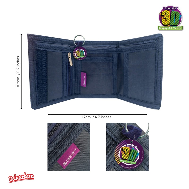 3D LiveLife Wallets - Pug from Deluxebase. Lenticular 3D Dog