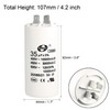 JUNJIAHUAYUE 35uF CBB60 Motor Run Capacitor 450V AC Double Insert