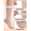Geyoga 4 Pairs Women's Fishnet Knee Stockings Hollow out Women's