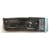 Foster Grant Derek BRN Men's Rectangular Readers with Case +2.75