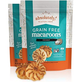 Absolutely Gluten Free Coconut Macaroons 10 oz (2-pack) Grain Free, Dairy Free, Soy Free