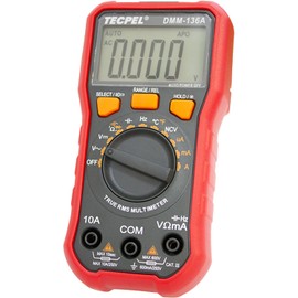 TECPEL DMM-136A Digital Multimeter Auto ranging AC True RMS 3999 Count 3 3/4 Digits