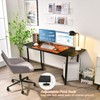 Tangkula 63 Inch Large Home Office Computer Desk, Simple Study