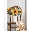 LE TAUCI Utensil Holder for Kitchen Counter - 6.9"+5.3" Ceramic
