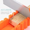 Navaris Miter Box with Saw - Mitre Box with 12"