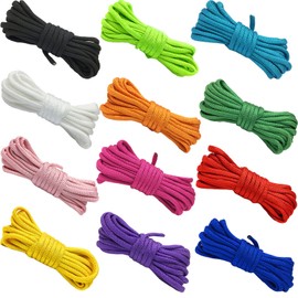 DFsucces Paracord Guy Line Tent Rope, Tarp Rope, Length 9.8 ft (3 m), Set of 12 Colors, Guy Rope, For Camping, Outdoors, 7 Strands, Multi-functional, DIY Pet Collar, Friendship Bracelet Set, Craft