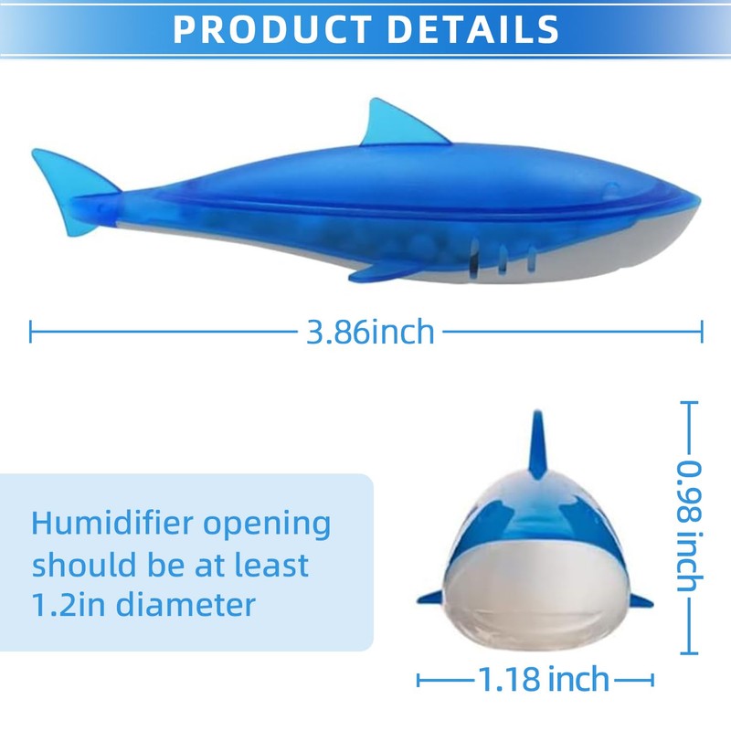 Humidifier Cleaner Fish 6 Pack,Humidifiers Fish Tanks Cleaner,Warm&Cool Most Humidifiers