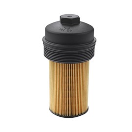 Oil Filter & Oil Filter Cap Compatible With Ford Vehicle E350 E450 2004-2010, F250 F350 F450 F550 Super Duty 2003-2007 6.0L/2008-2010 6.4L, Excursion Replace# 1840754C91 3C3Z-6766-CA 3C3Z6731AA FL2016