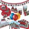 TIB Fire Brigade Plates for Theme Party and Children's Birthday