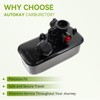 AUTOKAY 494406 795477 Fuel Gas Tank and Carburetor Assembly Fits