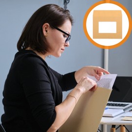 Operitacx 2 Sätze Transparentes Kraftpapier Pakettaschen Säcke Aufgeben Mailer Umschläge Für Bank Mittlere Versandtaschen Datei Briefumschläge Zum Basteln Münzumschläge Khaki 25 Stück * 2