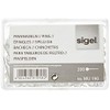 SIGEL MU190 Pinnnadeln, Kunststoffkopf, transparent, 200 Stück, mit großem transparenten