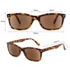 VITENZI Sunglasses with Readers for Men and Women Retro Reading