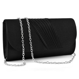 TINDTOP Clutch Purses for Women Handbags for Formal Wedding Evening Party Cocktail Prom Crossbody Shoulder Envelope Bag