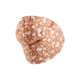Sterntaler Beanie floral - Modische Baby Mütze aus Flammgarn Jersey mit Allover Druck - Mädchen UV-Schutz 50+ Beanie Mütze - variabel tragbar - Baby und Kinder Übergangsmütze, lichtbraun, Größe 53