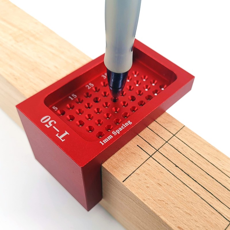 HFS(R) T-Shaped Ruler, T-Shaped Scoya, Right Angle Gauge, Direct Marking,