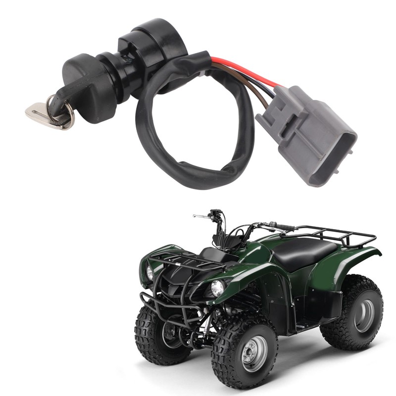 ATV Ignition Key Switch 3 Wire Stable Performance Ignition Starter