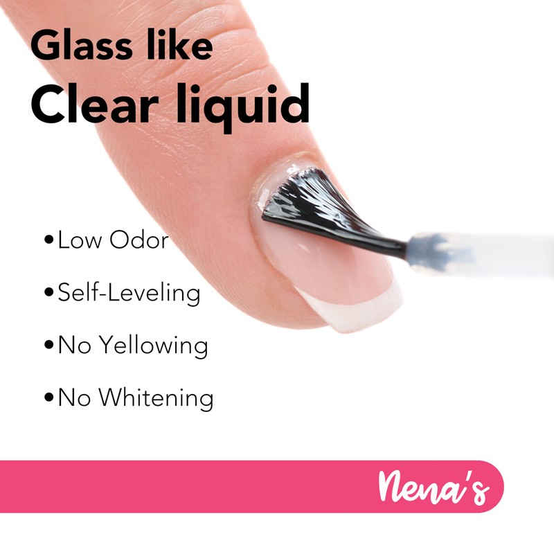 Nena's Rubber Base Coat, 4 fl oz Refill, UV/LED Soak-Off