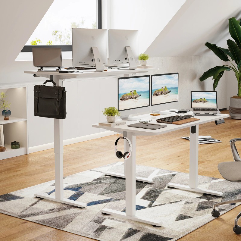 48-Inch Electric Standing Desk Adjustable Height Sit Stand Home Office