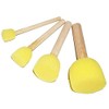 Tuperoymse 60 Pieces of Round Paint Foam Sponge Brush Set