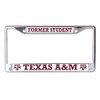 Texas A&M Aggies Former Student (Alumni) Chrome License Plate Frame