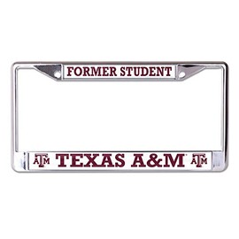 Texas A&M Aggies Former Student (Alumni) Chrome License Plate Frame