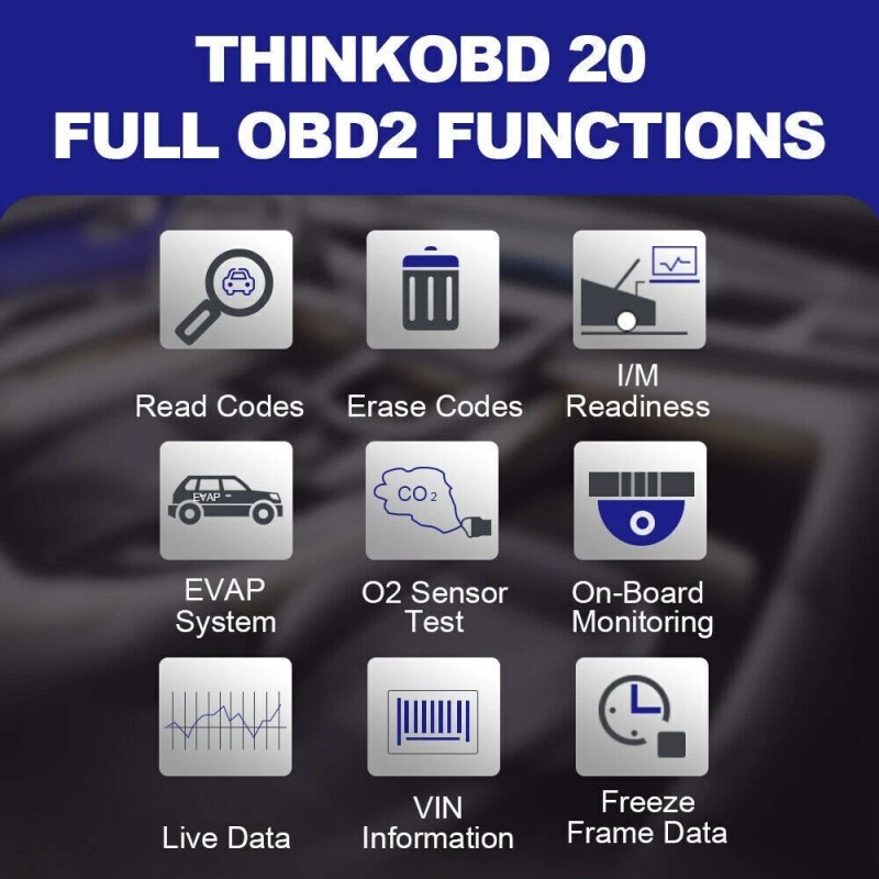 Thinkcar Ford Explorer OBD2 Fault Reader Reset Scanner Vehicle Scan