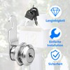 2pcs Cabinet Locks, 16mm Letterbox Locks, Security Mailbox Locks, Cam